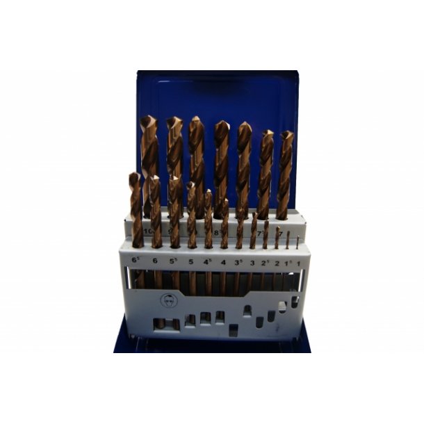 Cobolt spiralbor 135g, 0,5 mm, 1-10, 19 stk