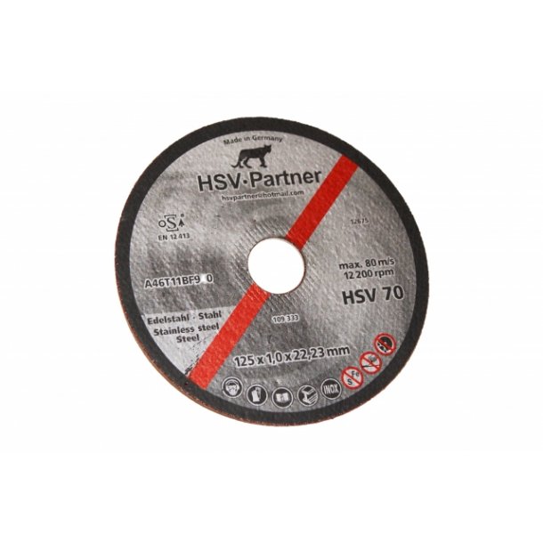 Skreskive 125 x 1,0mm