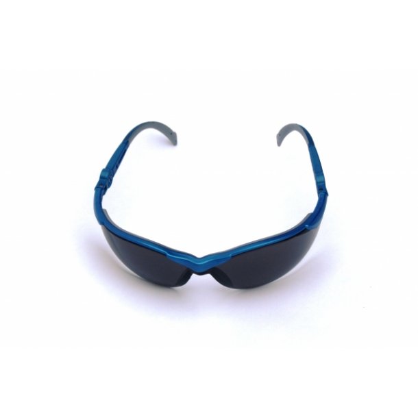 Sikkerhedsbriller justrbare, mrkt glas