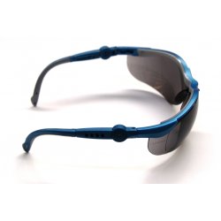 Sikkerhedsbriller justrbare, mrkt glas