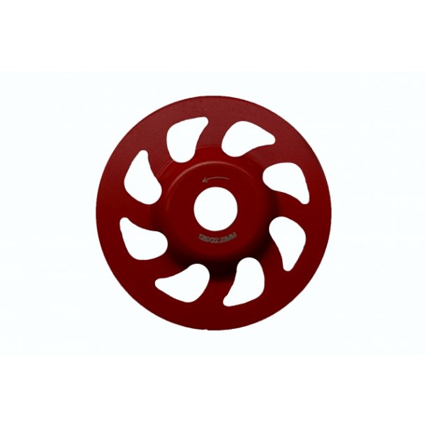 Diamant slibekop 125 mm, rd