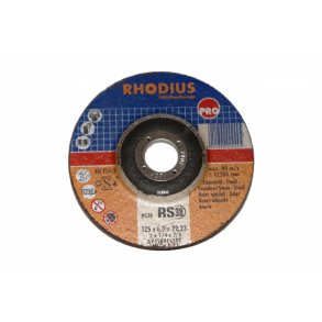 Rhodius skrubskive RS 38 125 x 7,0, 25 stk.